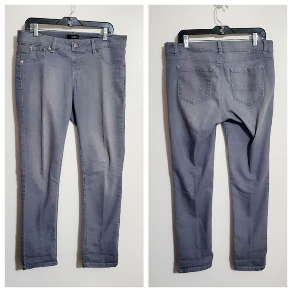 a.n.a Gray Straight Jeans Size PL - Picture 1 of 9